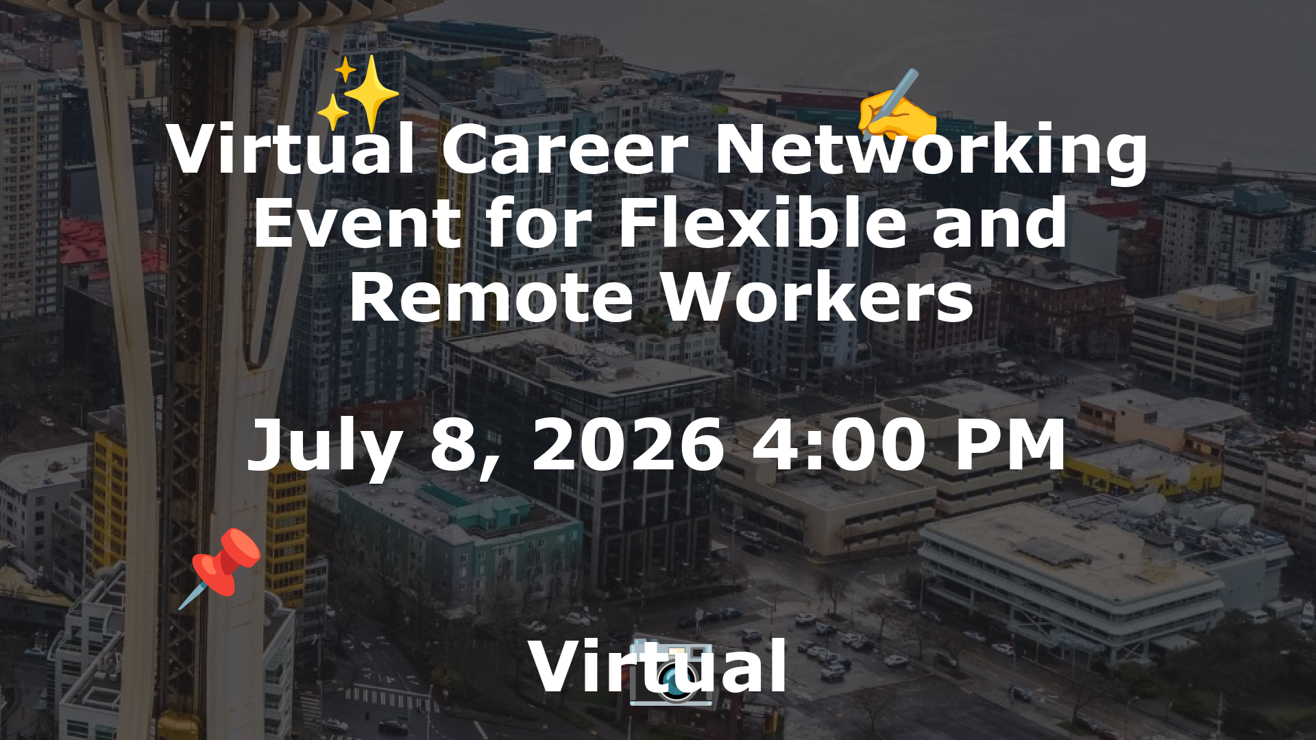 Virtual Career Networking Event for Flexible and Remote Workers event image